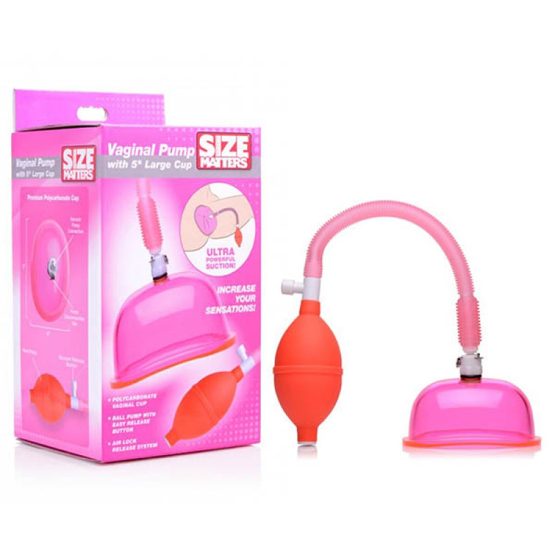 Size Matters Vaginal Pump with 5'' Large Cup